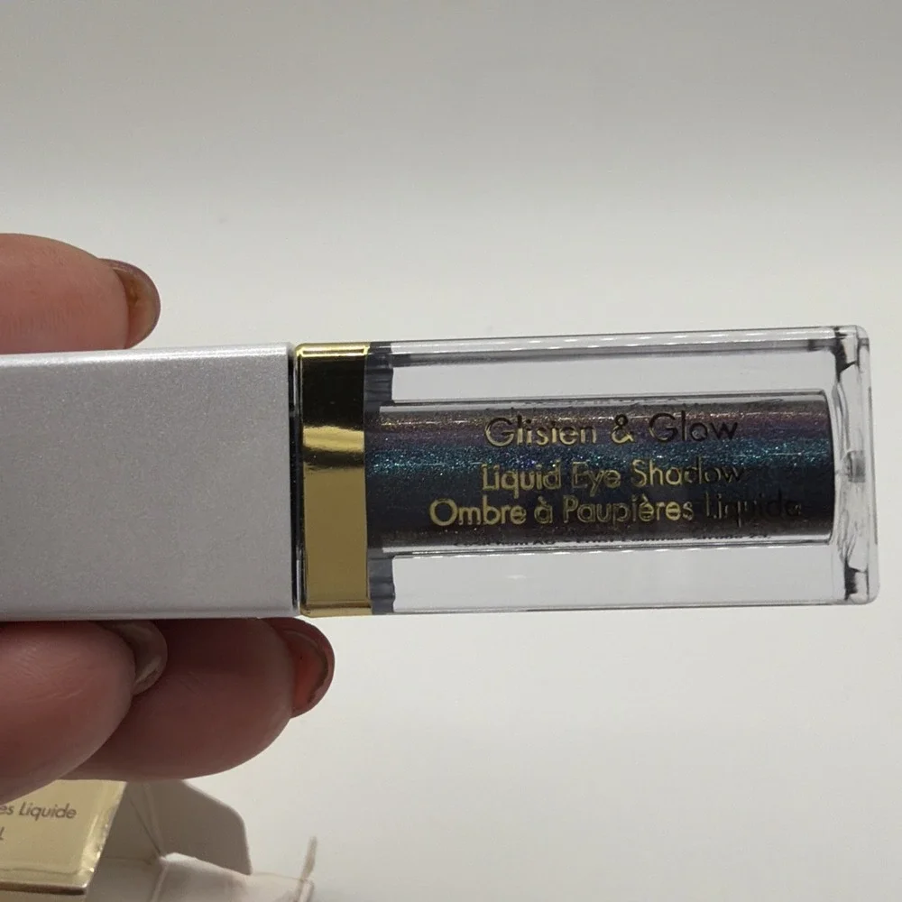 Stila Glisten & Glow Liquid Eye Shadow Waterfall 4.5mL New‎ Damaged Box